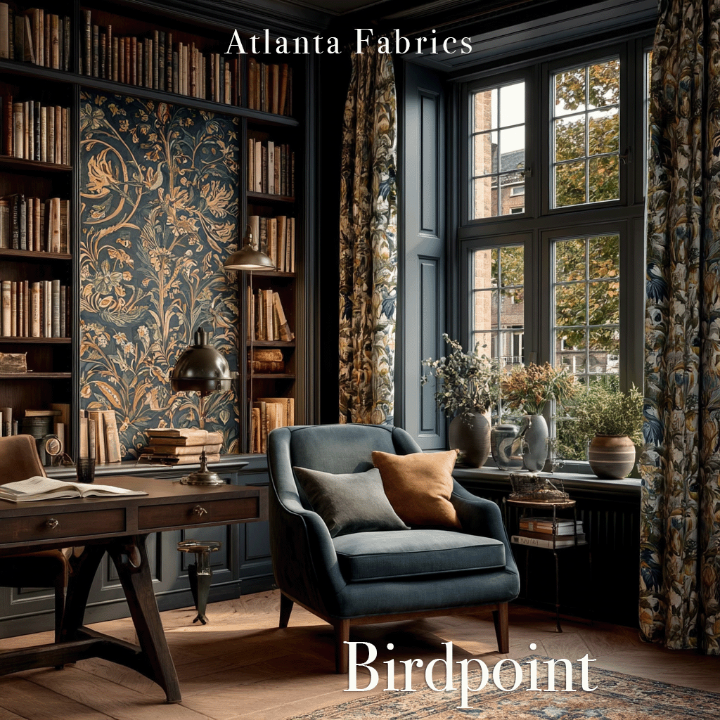 Atlanta Fabrics Birdpoint Thyme Fabric | Atlanta Fabrics