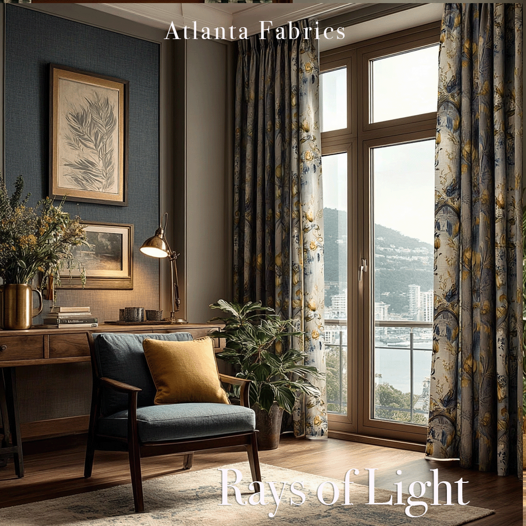 Atlanta Fabrics Rays of Light Haze Fabric | Atlanta Fabrics