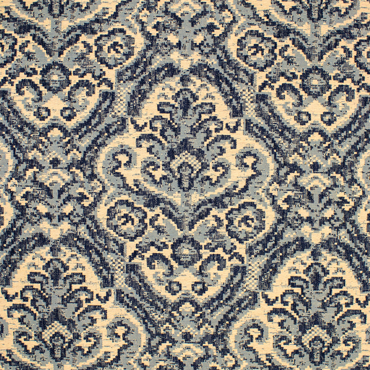 Anna Elisabeth S7077 Azure Fabric | Atlanta Fabrics