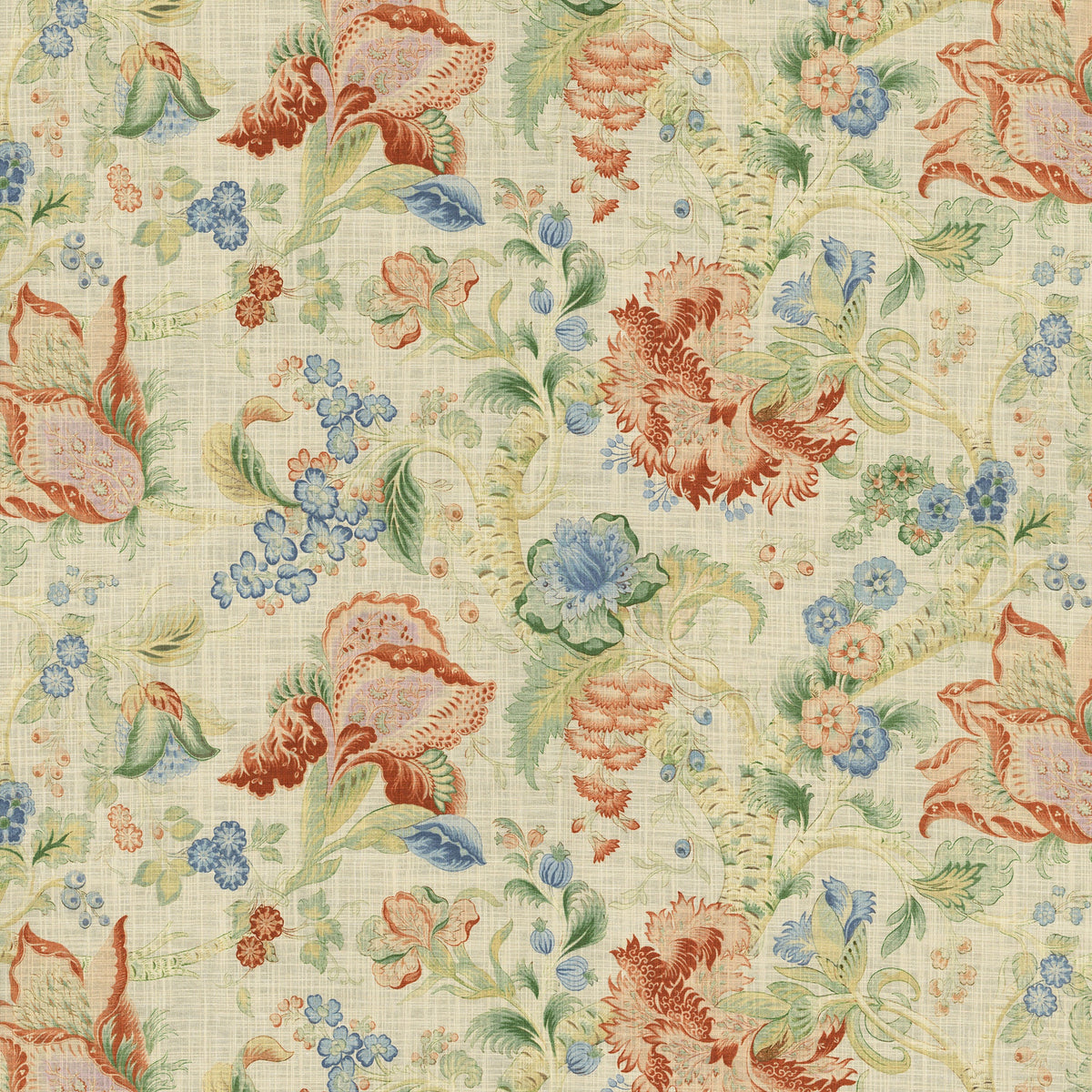 Anna Elisabeth S7190 Salmon Fabric | Atlanta Fabrics