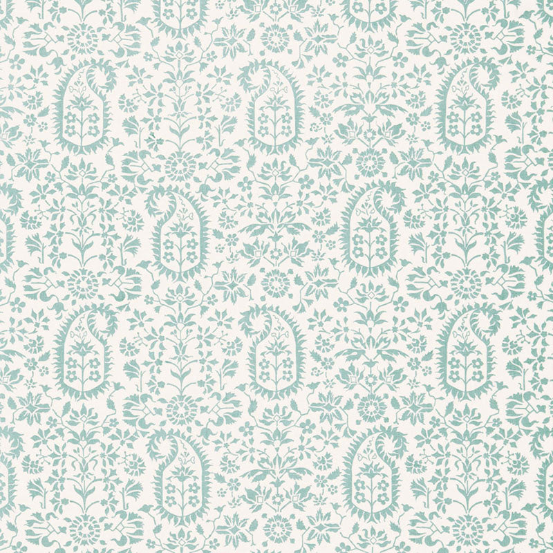 KALIKA PAISLEY PRINT  AQUAMARINE  FABRIC