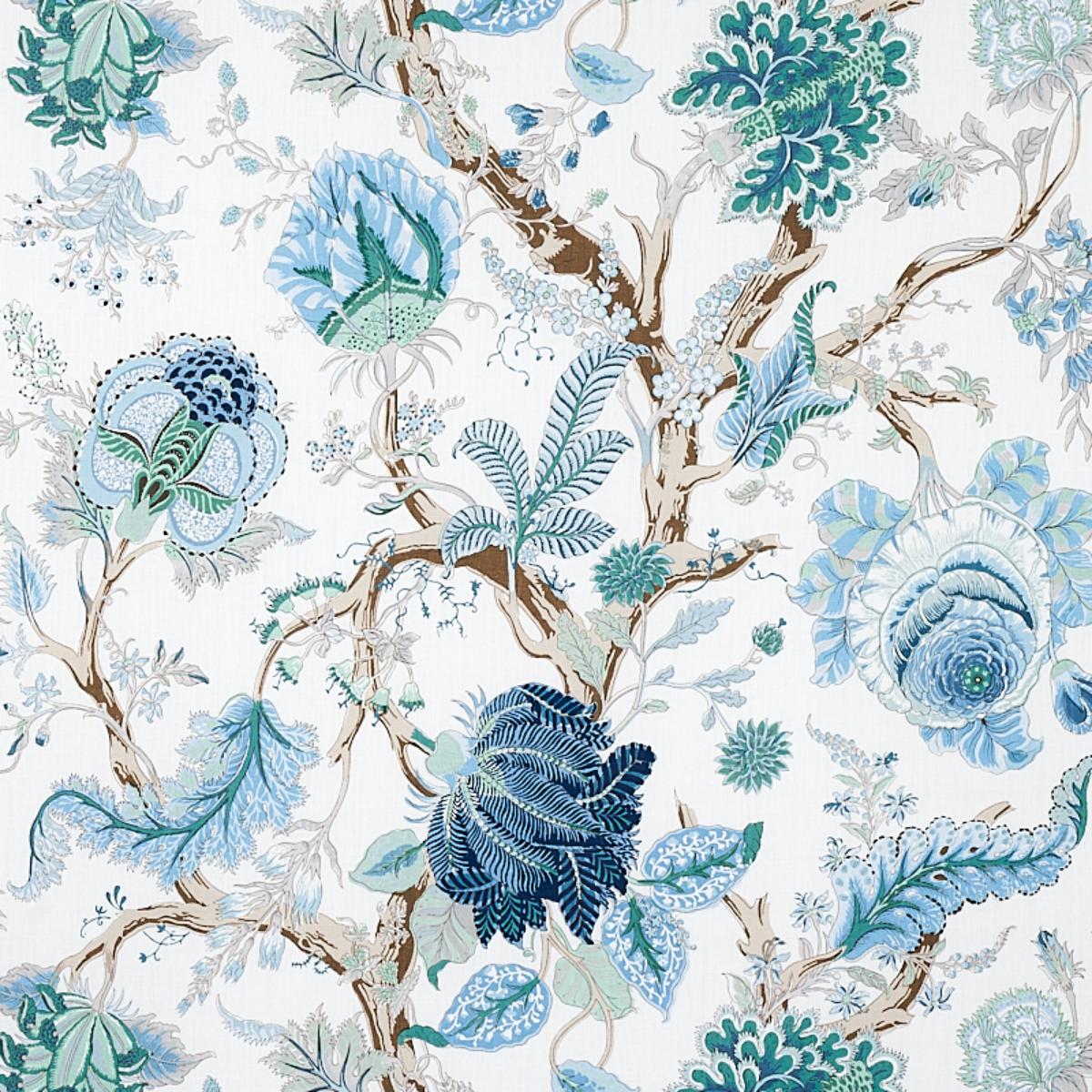 INDIAN ARBRE PEACOCK & EMERALD