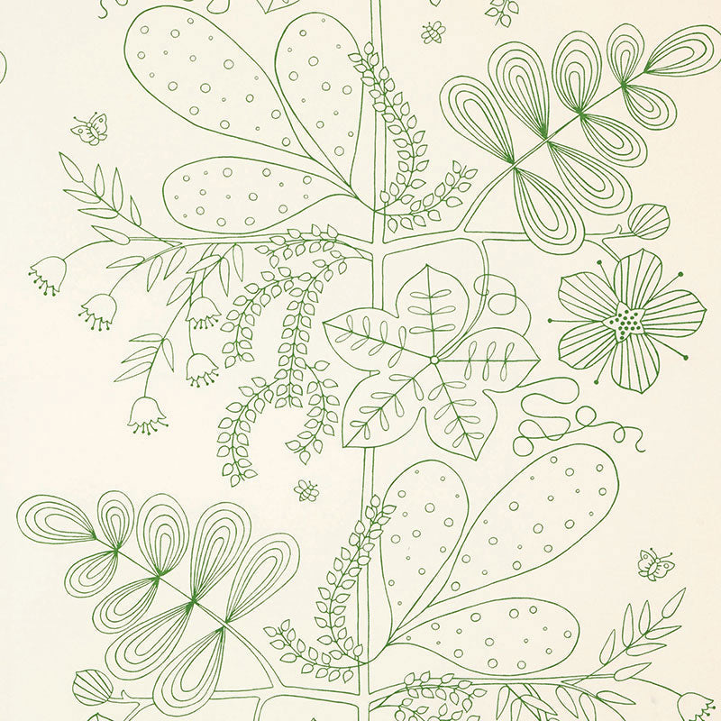 BLOMMEN PRINT LEAF FABRIC