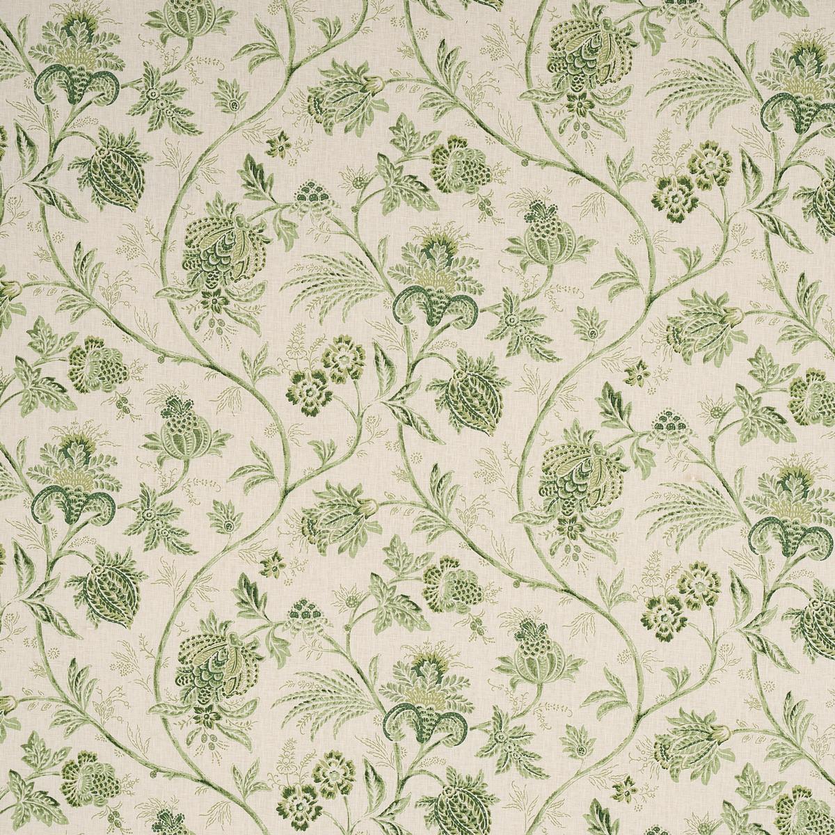 Chinoiserie Vine Leaf Green
