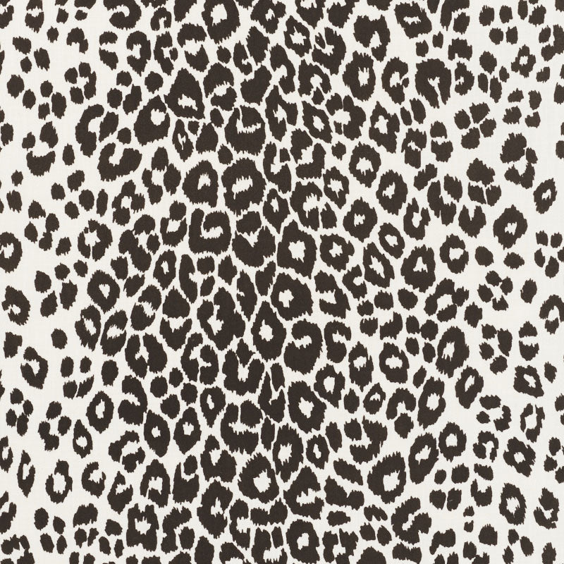 ICONIC LEOPARD INDOOR/OUTDOOR GRAPHITE FABRIC