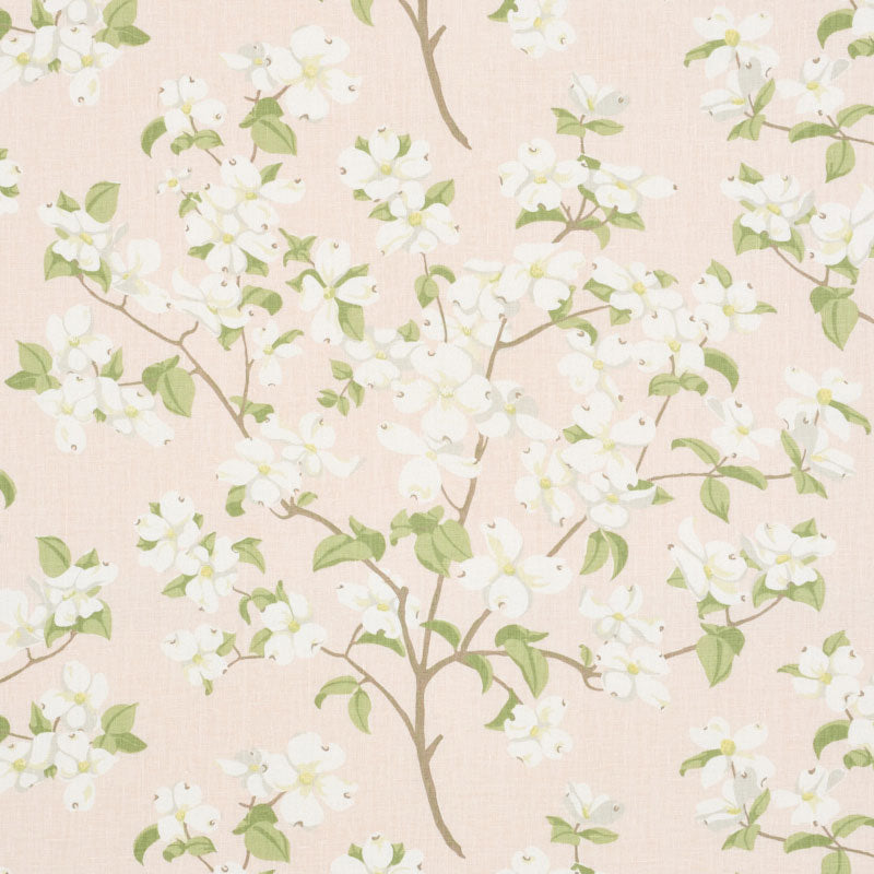 BLOOMING BRANCH BLUSH FABRIC