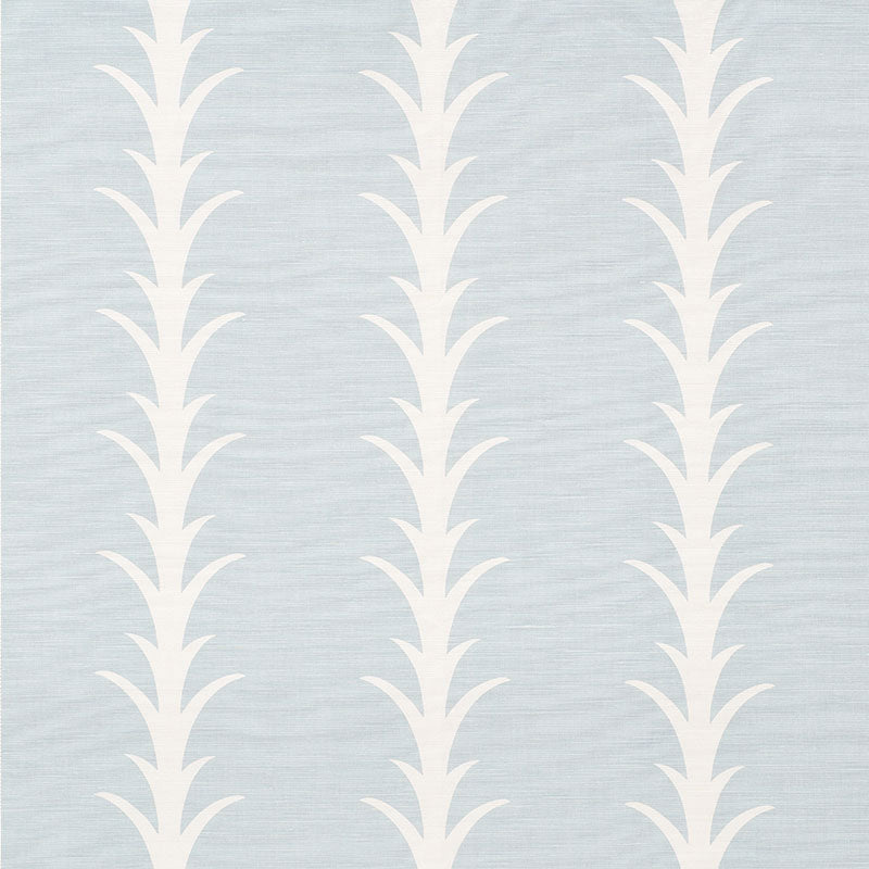 ACANTHUS STRIPE SKY FABRIC