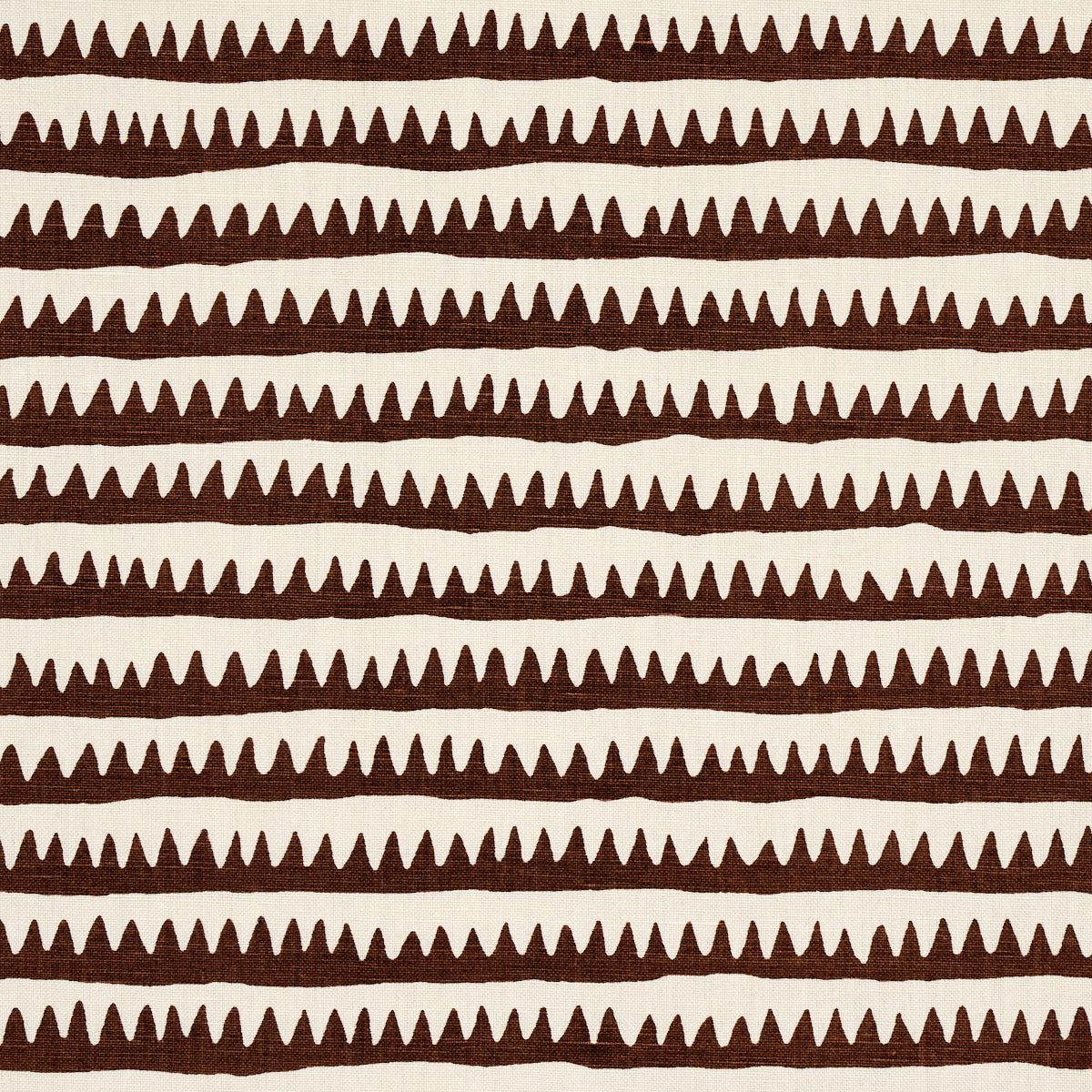 CORFU HAND PRINTED STRIPE BROWN