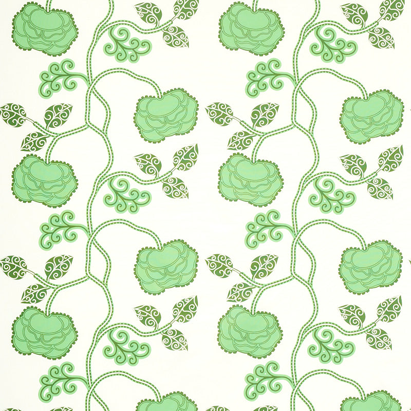 QUEEN FRUIT CHINTZ JADE
