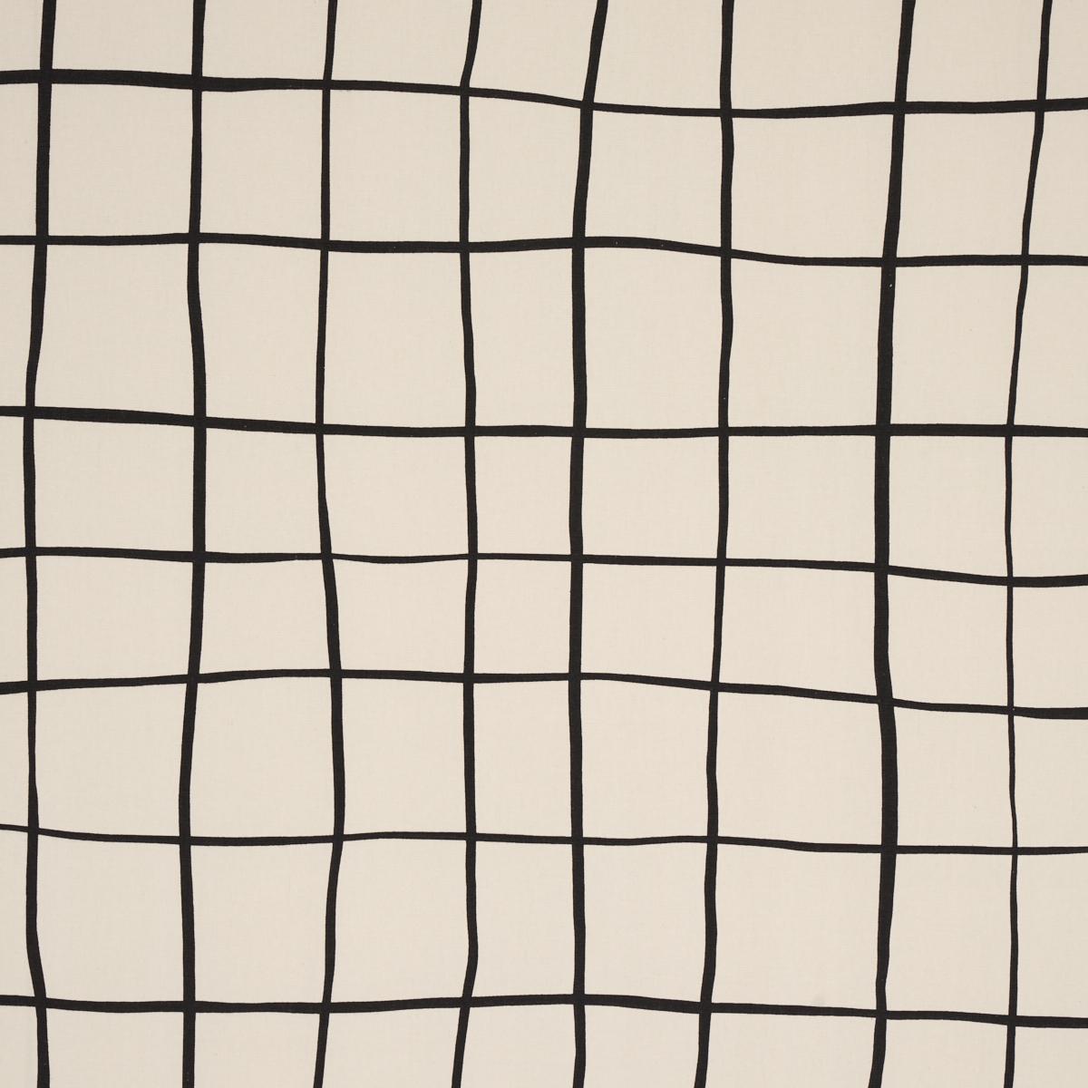 Painterly Windowpane Black