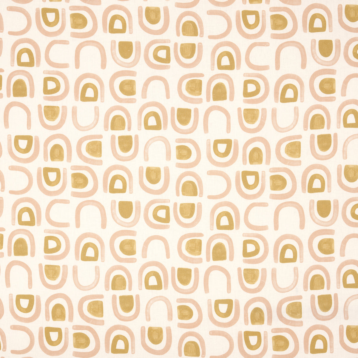 THRESHOLD PRINTED LINEN SALT & OCHRE