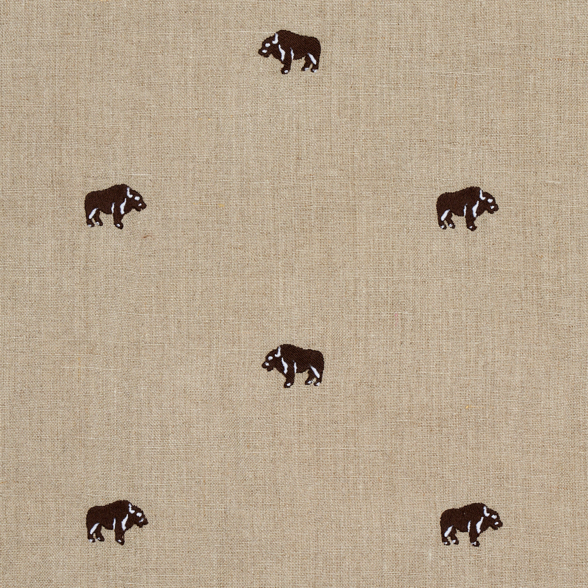Buffalo Embroidered Linen NATURAL