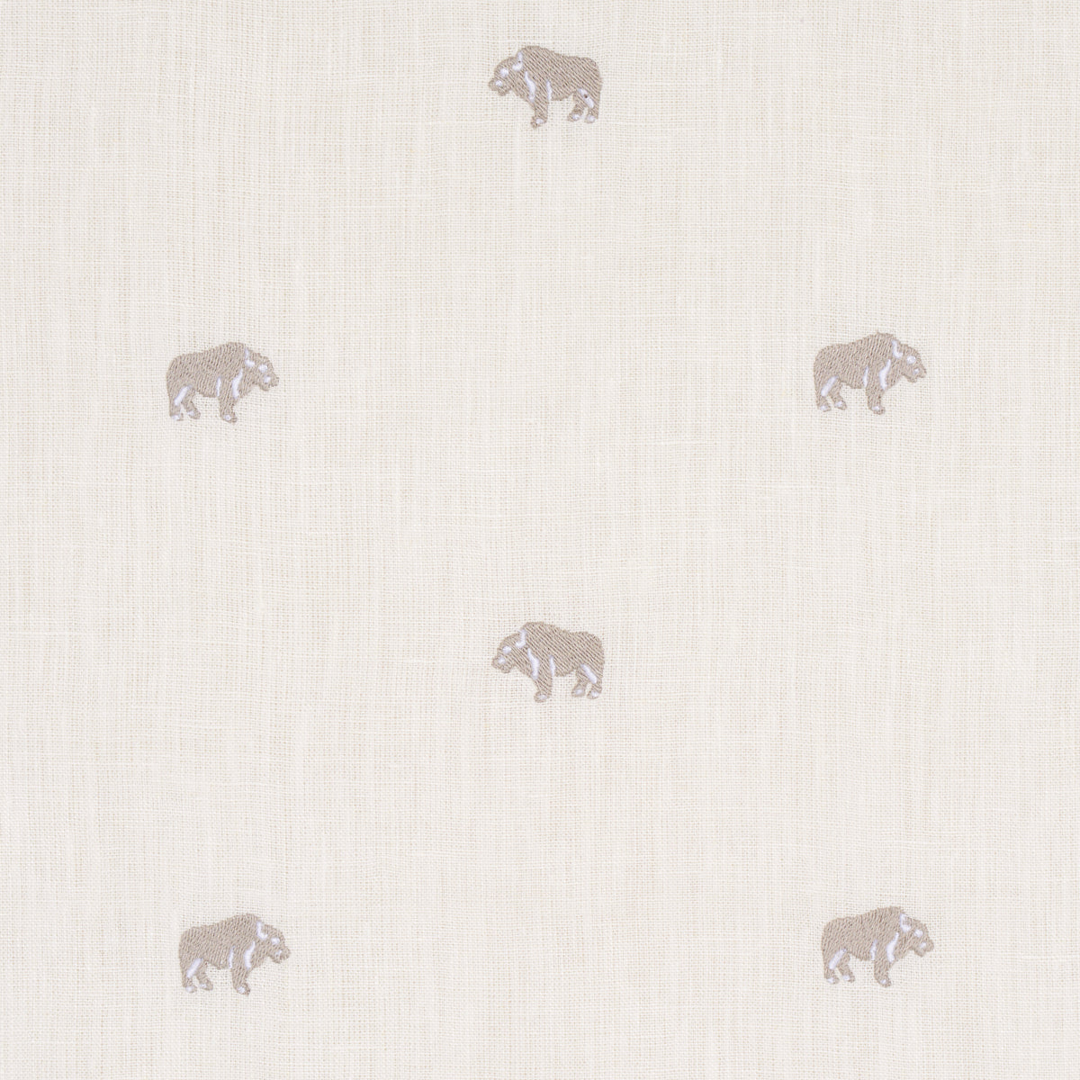 Buffalo Embroidered Linen IVORY
