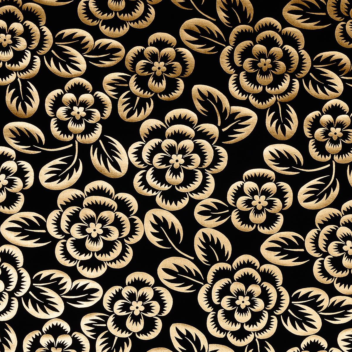 ANGELICA FLORAL GOLD & NOIR