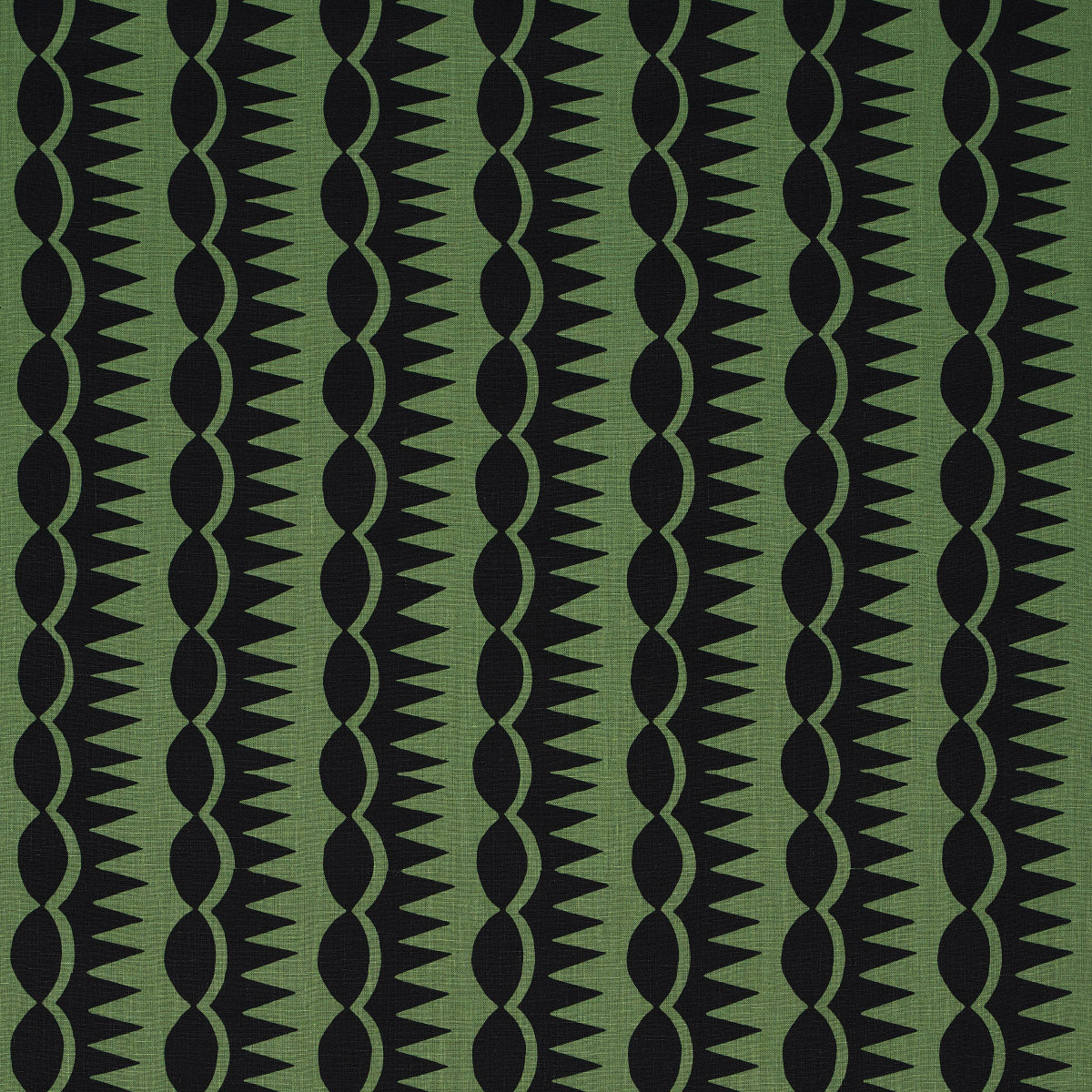DAGGER STRIPE BLACK ON GREEN