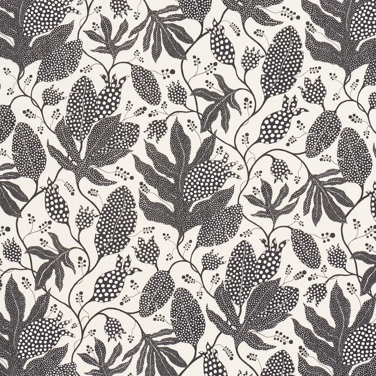 POLKA DOT JUNGLE BLACK & CREAM