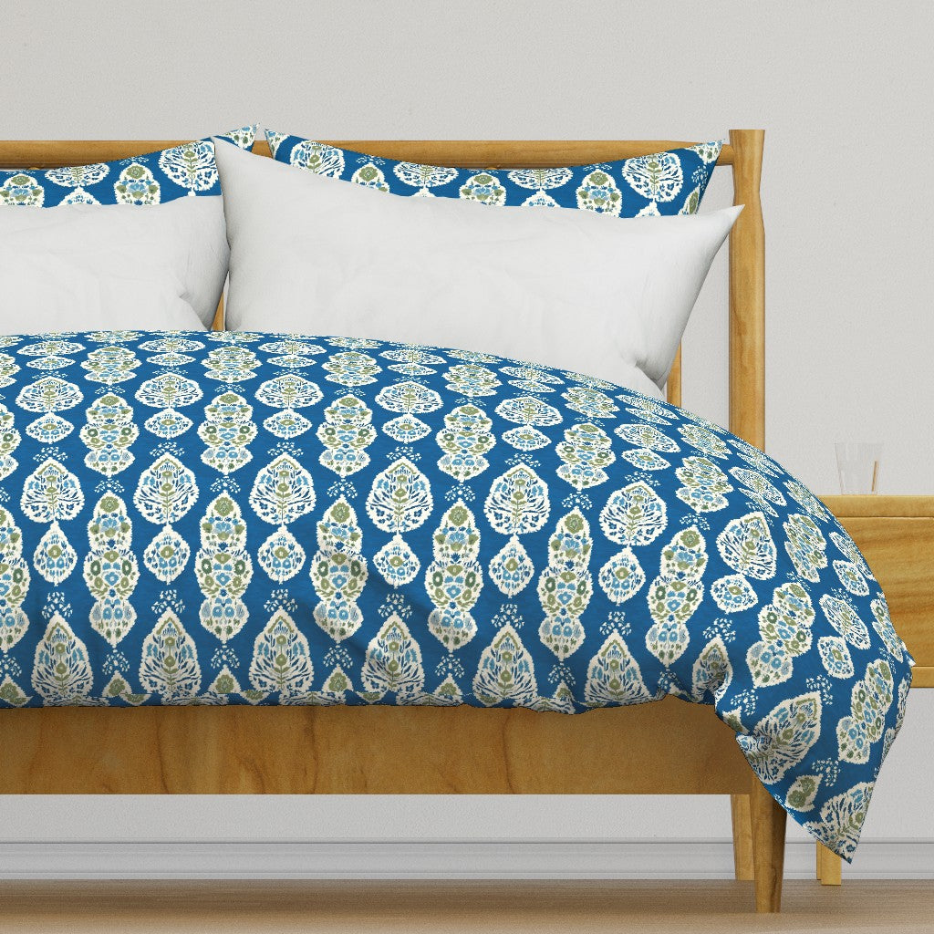 Atlanta Fabrics Bellevue Blue Fabric | Atlanta Fabrics