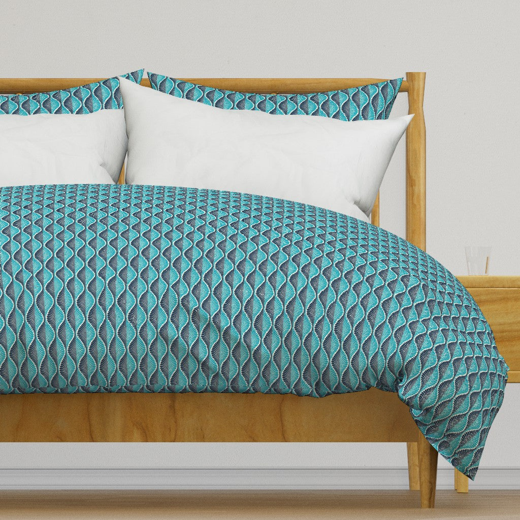 Atlanta Fabrics Cleburn Aqua Black Fabric | Atlanta Fabrics