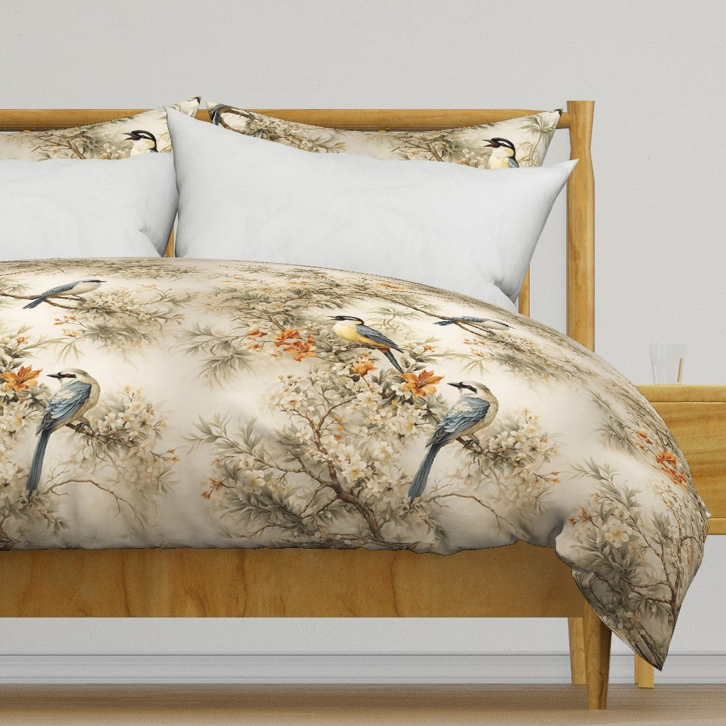 Atlanta Fabrics Song Birds In Bloom Fabric | Atlanta Fabrics