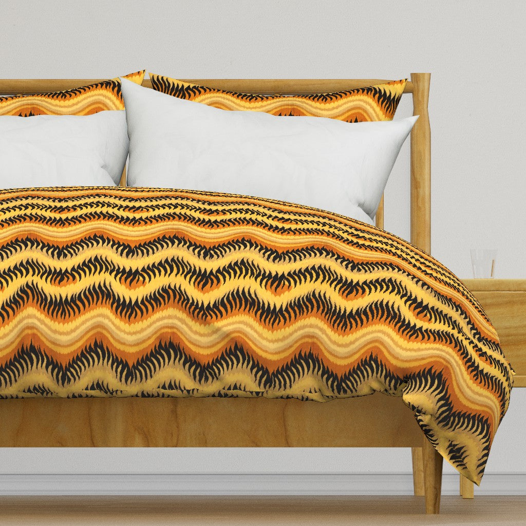 Atlanta Fabrics Rising Sun Orange Fabric | Atlanta Fabrics