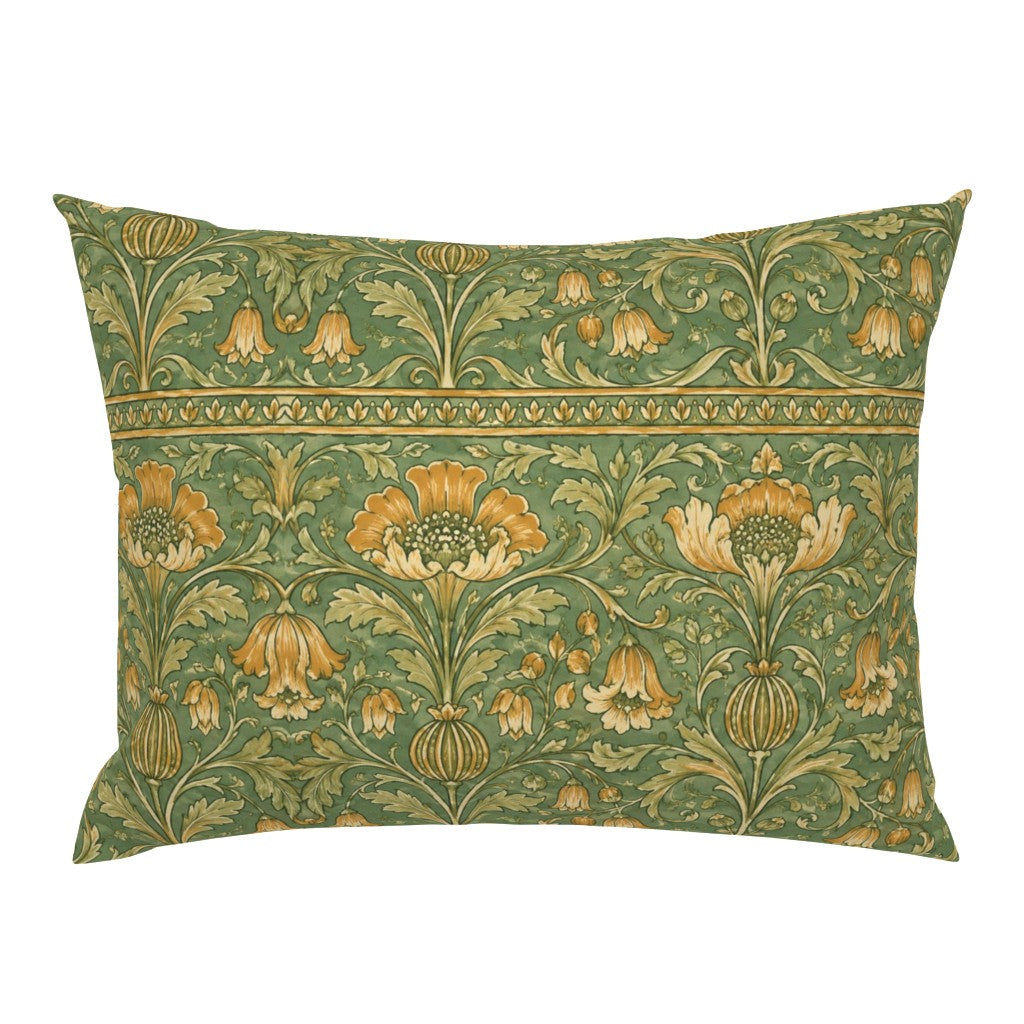 Atlanta Fabrics The Visitor Ochre Fabric | Atlanta Fabrics