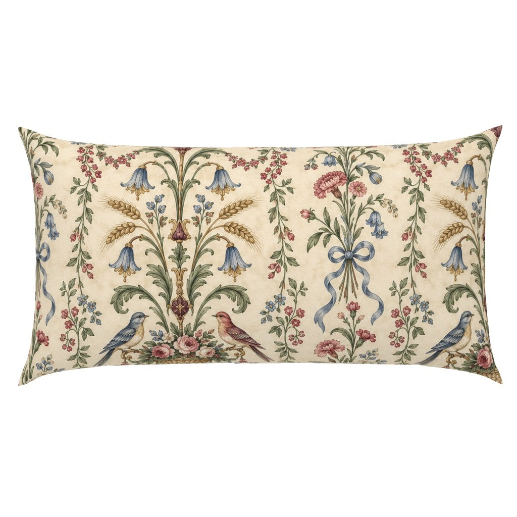 Atlanta Fabrics Aviary Arabesque Parchment Fabric | Atlanta Fabrics