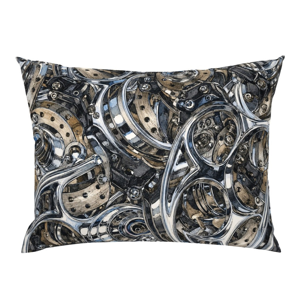 Atlanta Fabrics Vacation Highway Chrome Fabric | Atlanta Fabrics