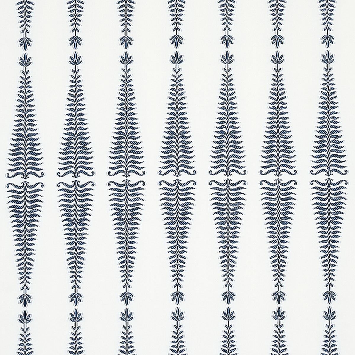 FERN TREE NAVY & WHITE