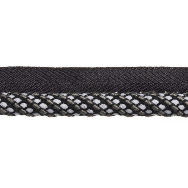 41241 Lip Cord 3/8" Black - Atlanta Fabrics