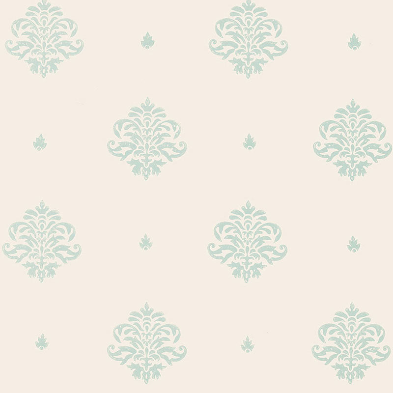MAYLA DAMASK WATER BLUE