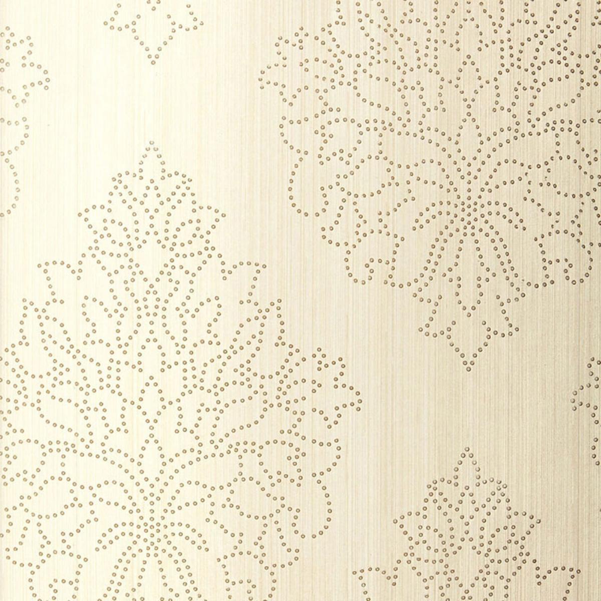 BEADED DAMASK ALABASTER