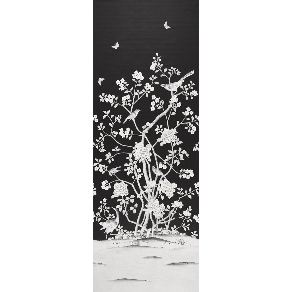 Chinois Palais Panel Noir