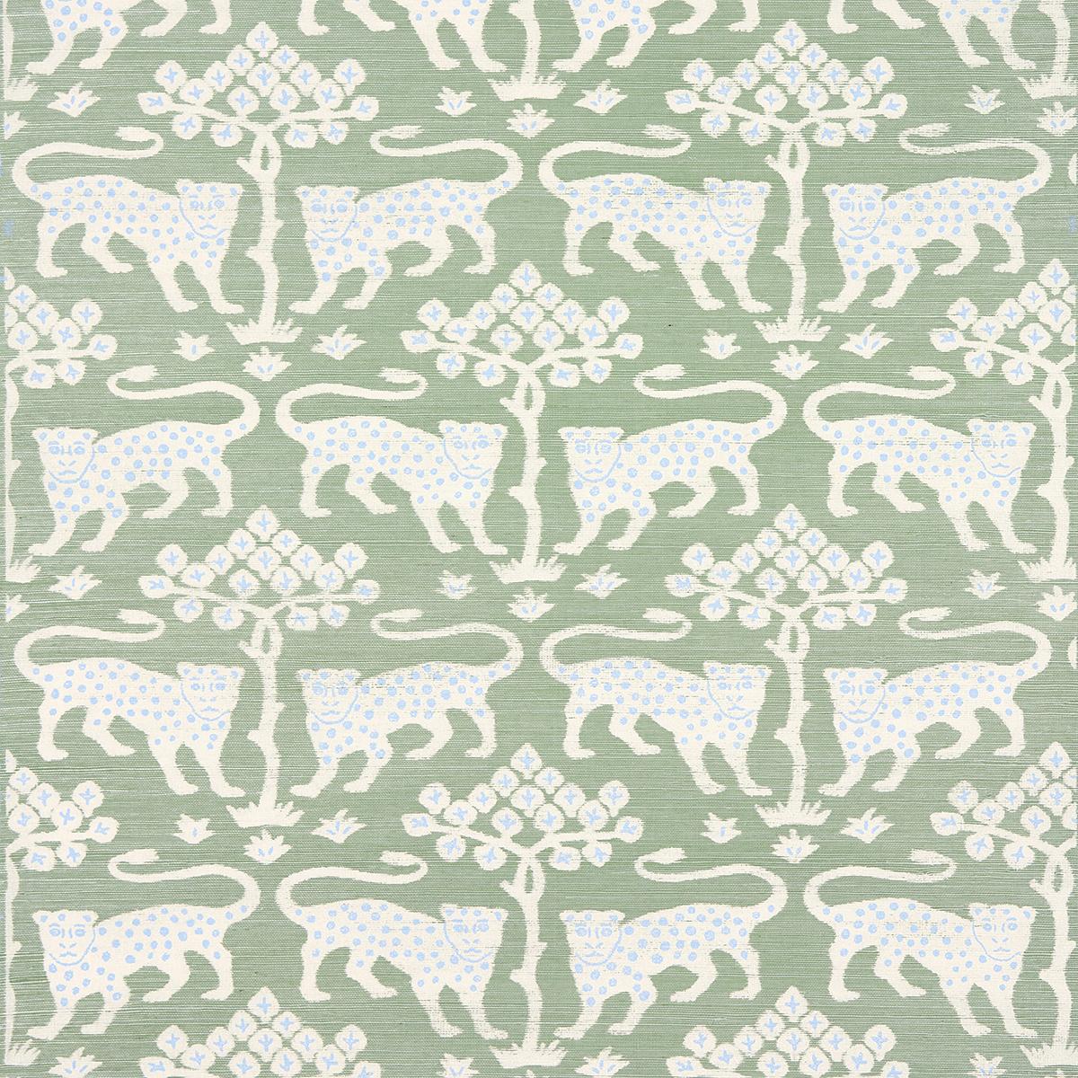 WOODLAND LEOPARD SISAL SEAGLASS