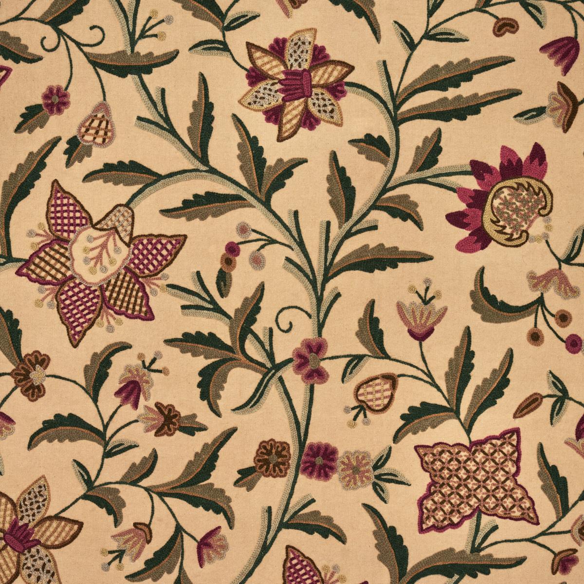 Somerset Crewel RED/GREEN