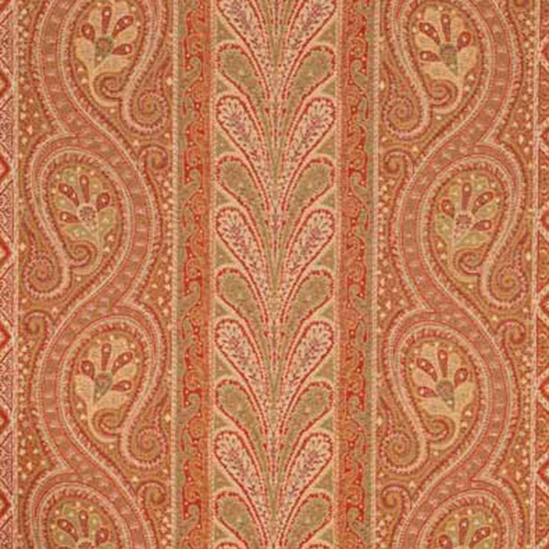 CHATELAINE PAISLEY RED/MOSS