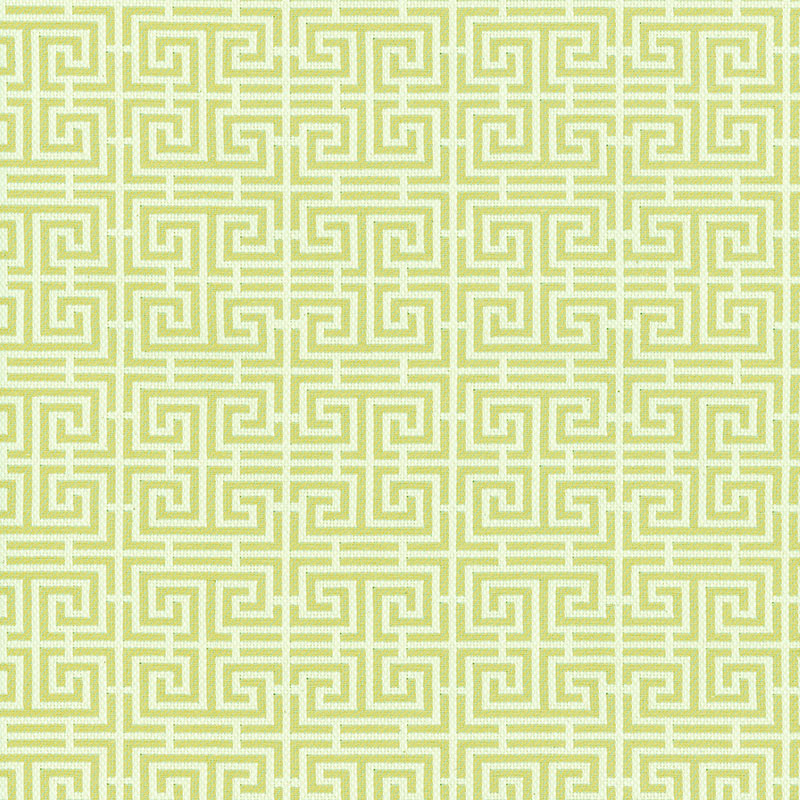 CHINOIS FRET CELADON / IVORY