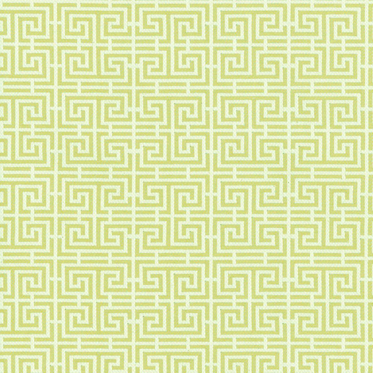 CHINOIS FRET CELADON / IVORY