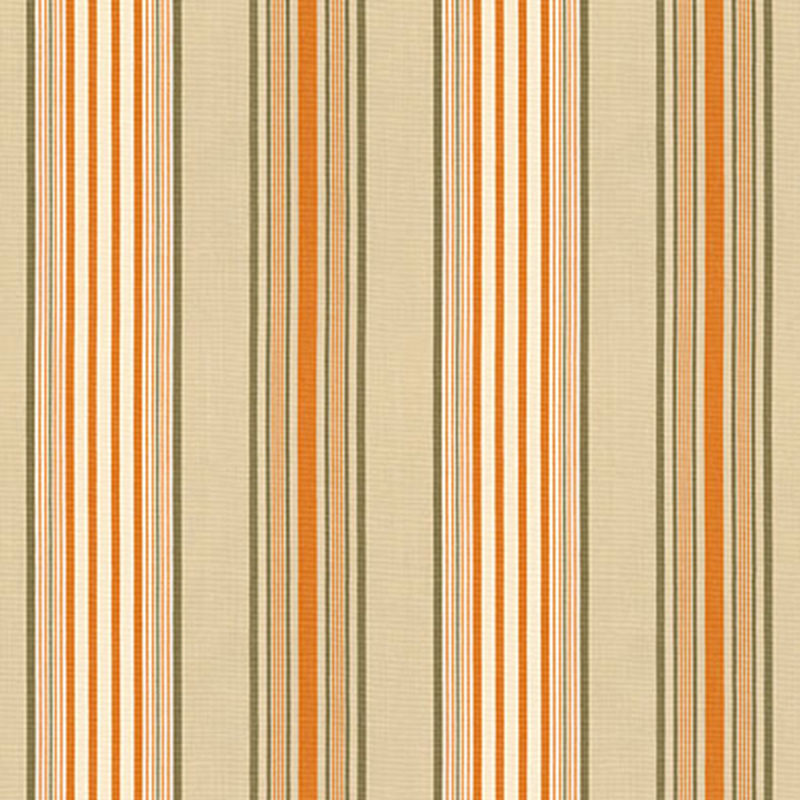 SARATOGA COTTON STRIPE BEIGE / MOCHA / PUMPKIN