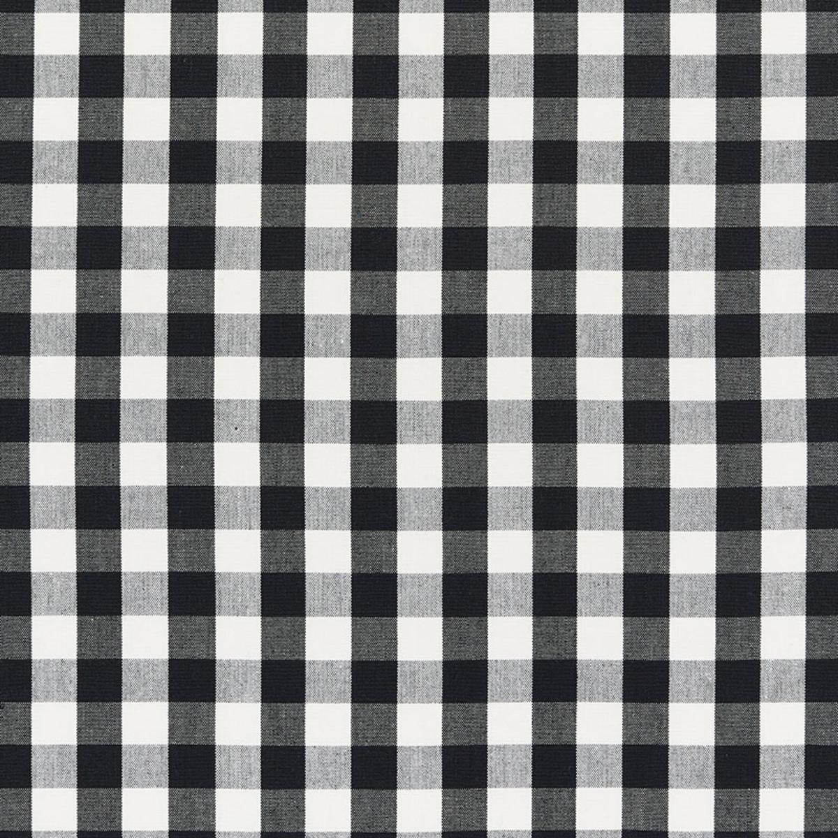 ELTON COTTON CHECK BLACK
