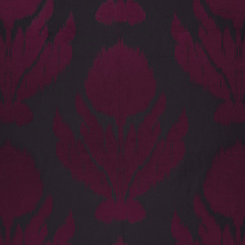 AGRA SILK WEAVE BLACK PLUM