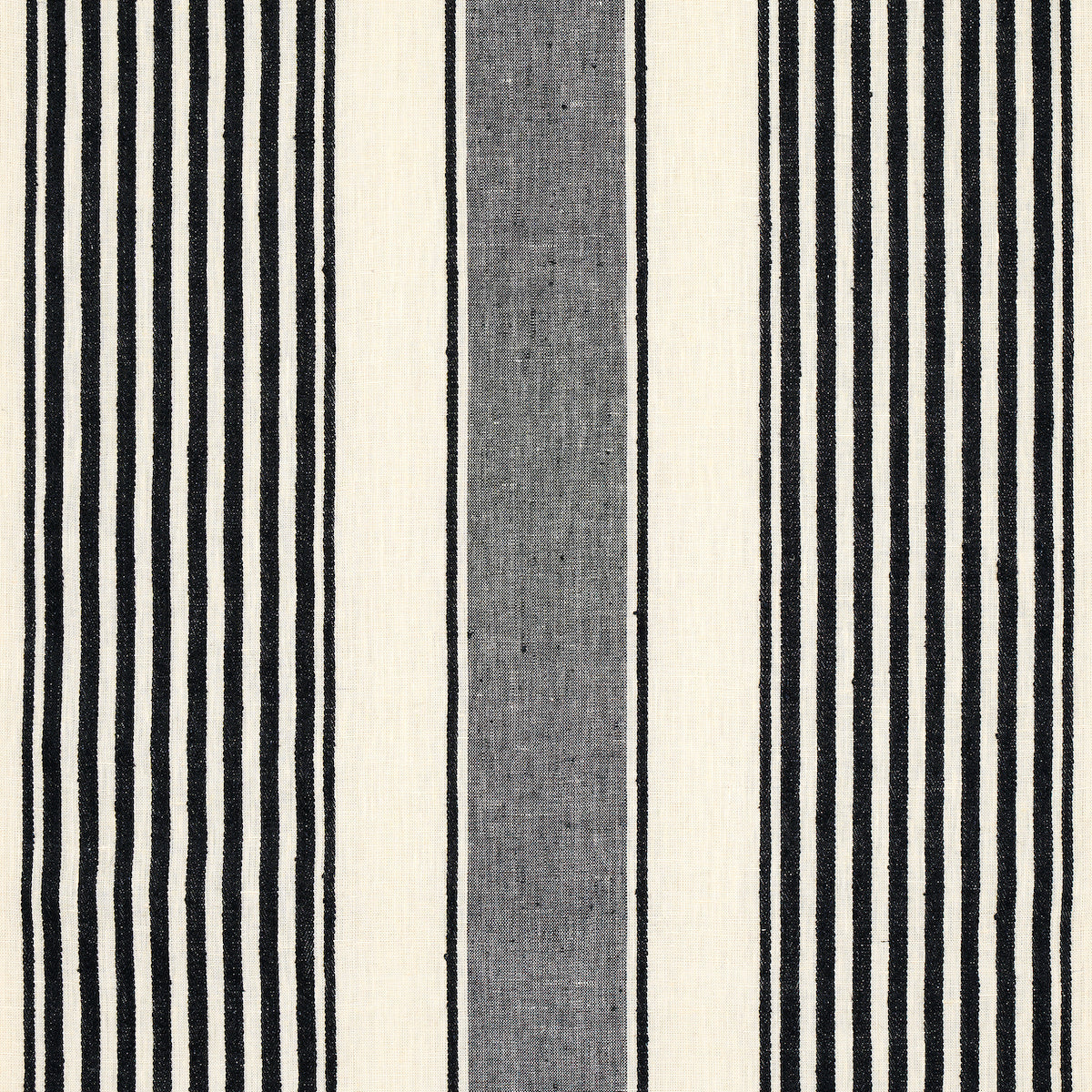 SUMMERVILLE LINEN STRIPE BLACK