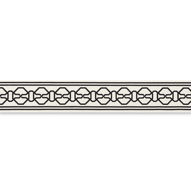 MALMAISON TAPE BLACK ON IVORY