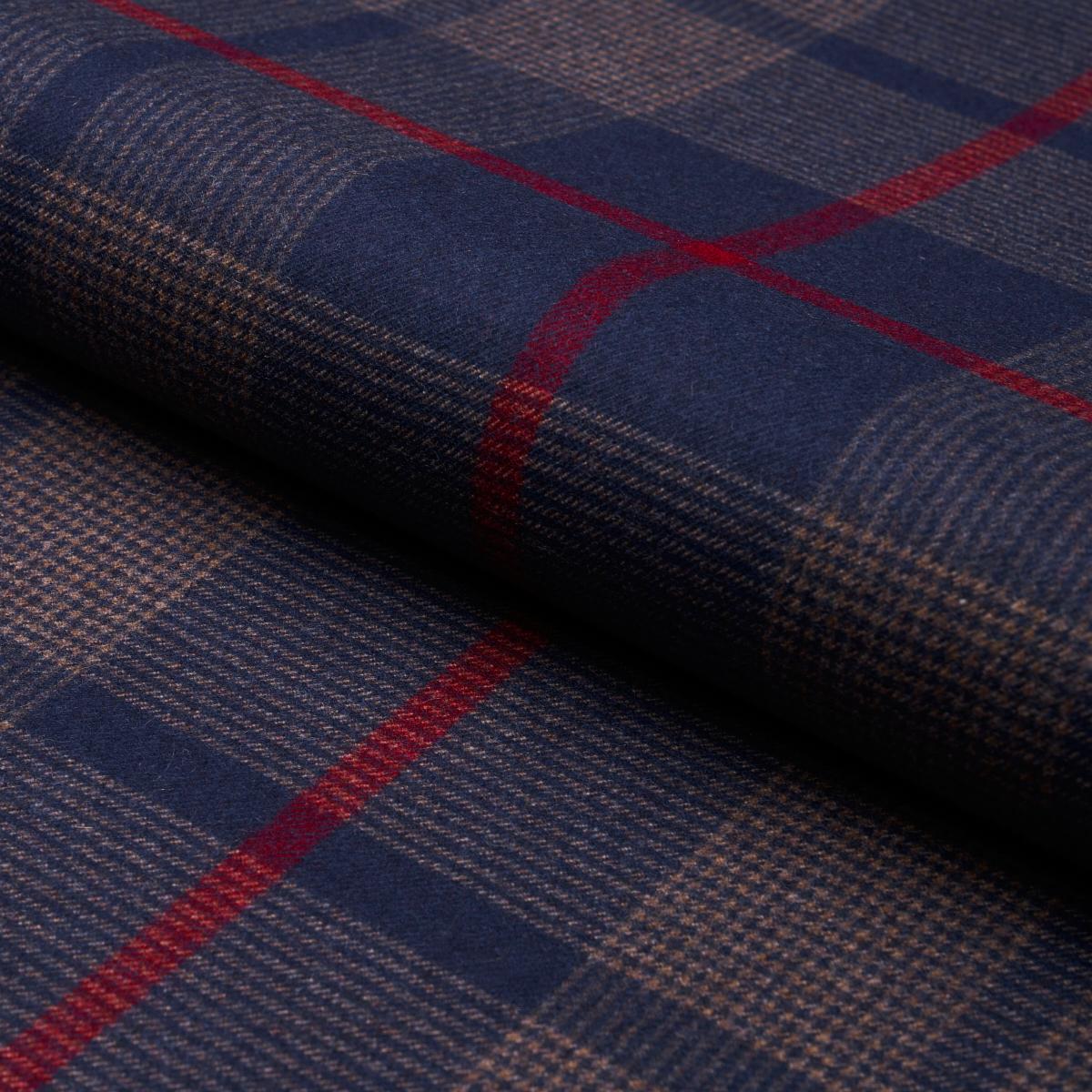 MONTANA WOOL PLAID NAVY