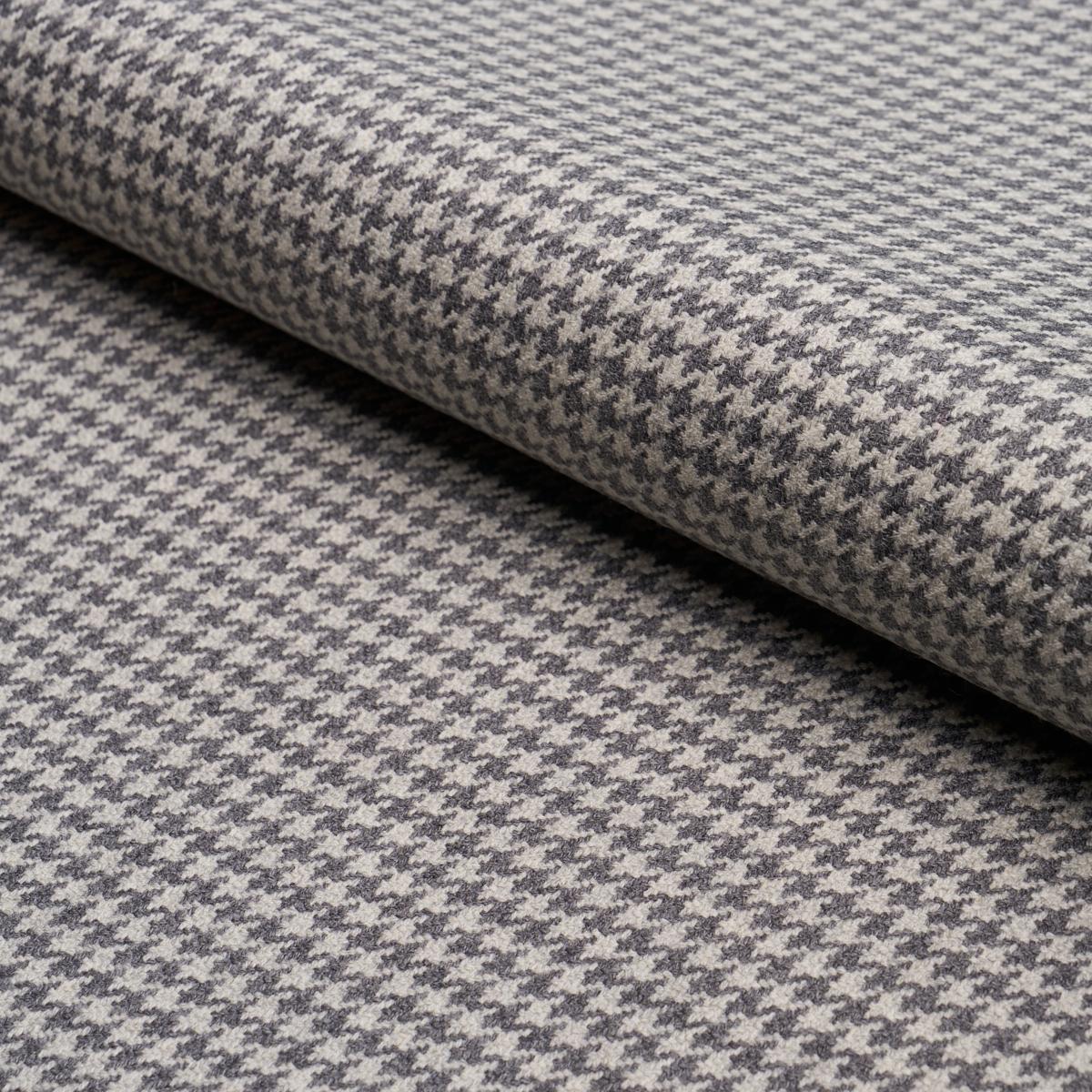 HUSTON WOOL HOUNDSTOOTH OXFORD GREY
