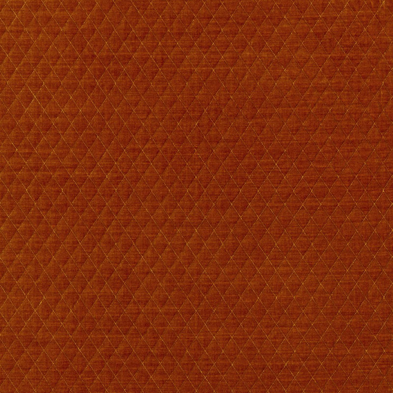 PALEY QUILTED VELVET CHINESE ORANGE