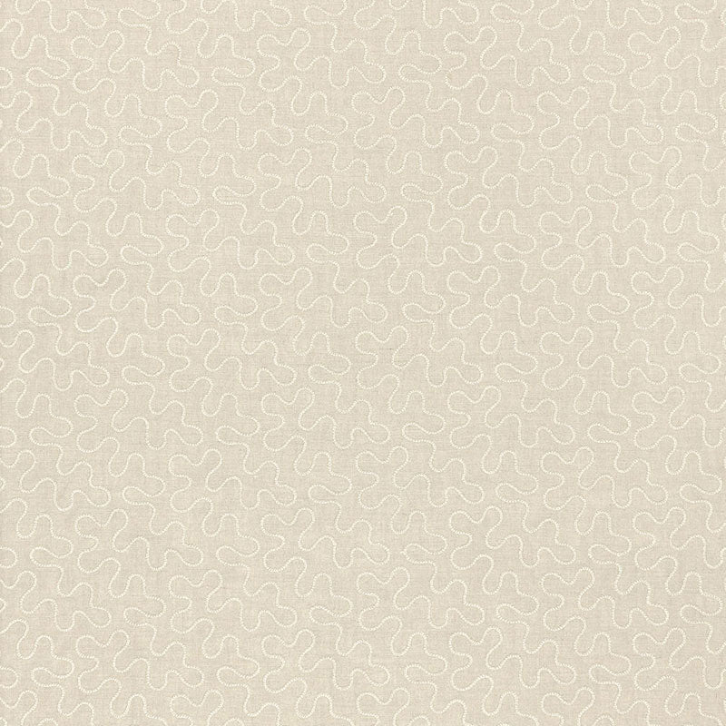 MEANDER EMBROIDERY LINEN