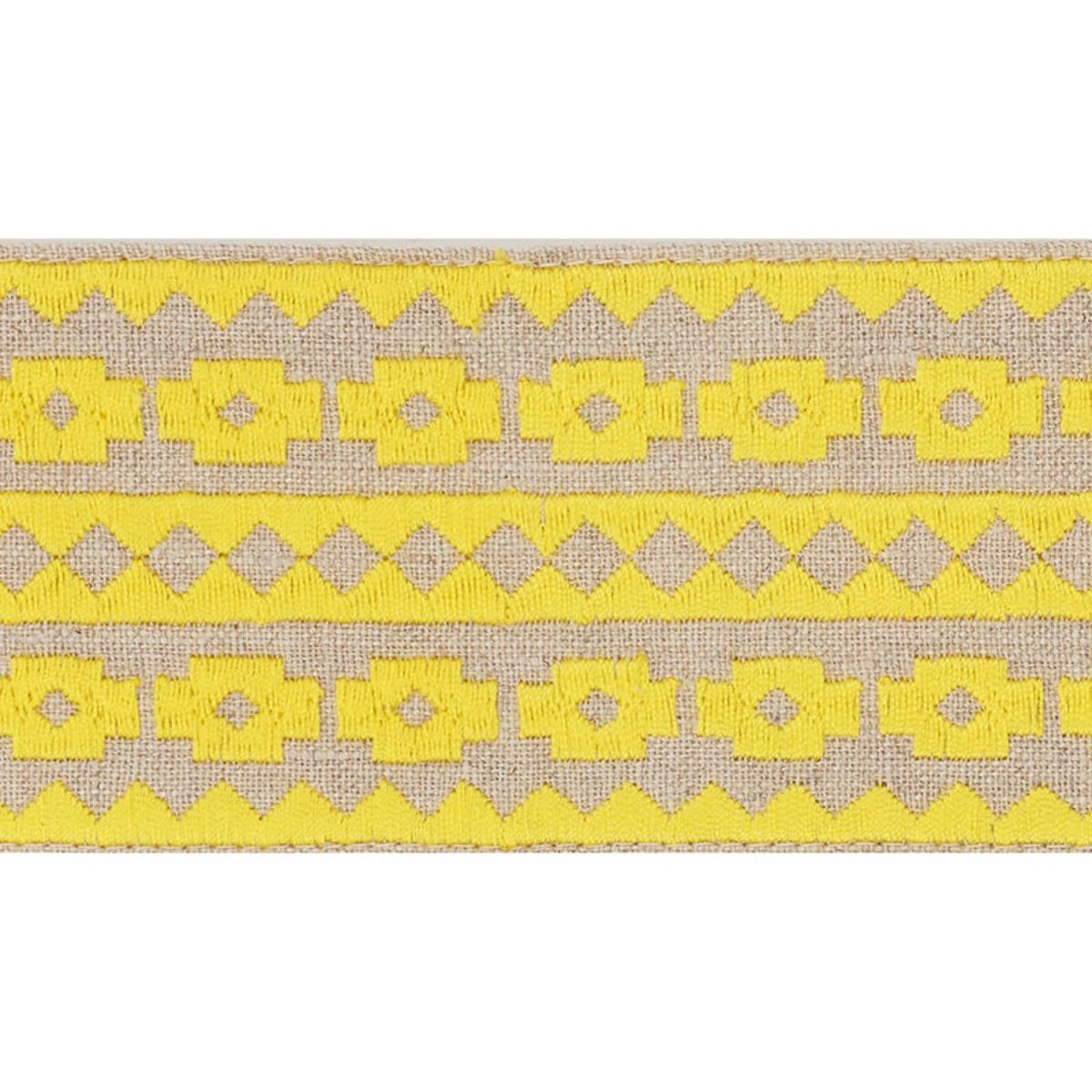 Talitha Tape YELLOW ON NATURAL
