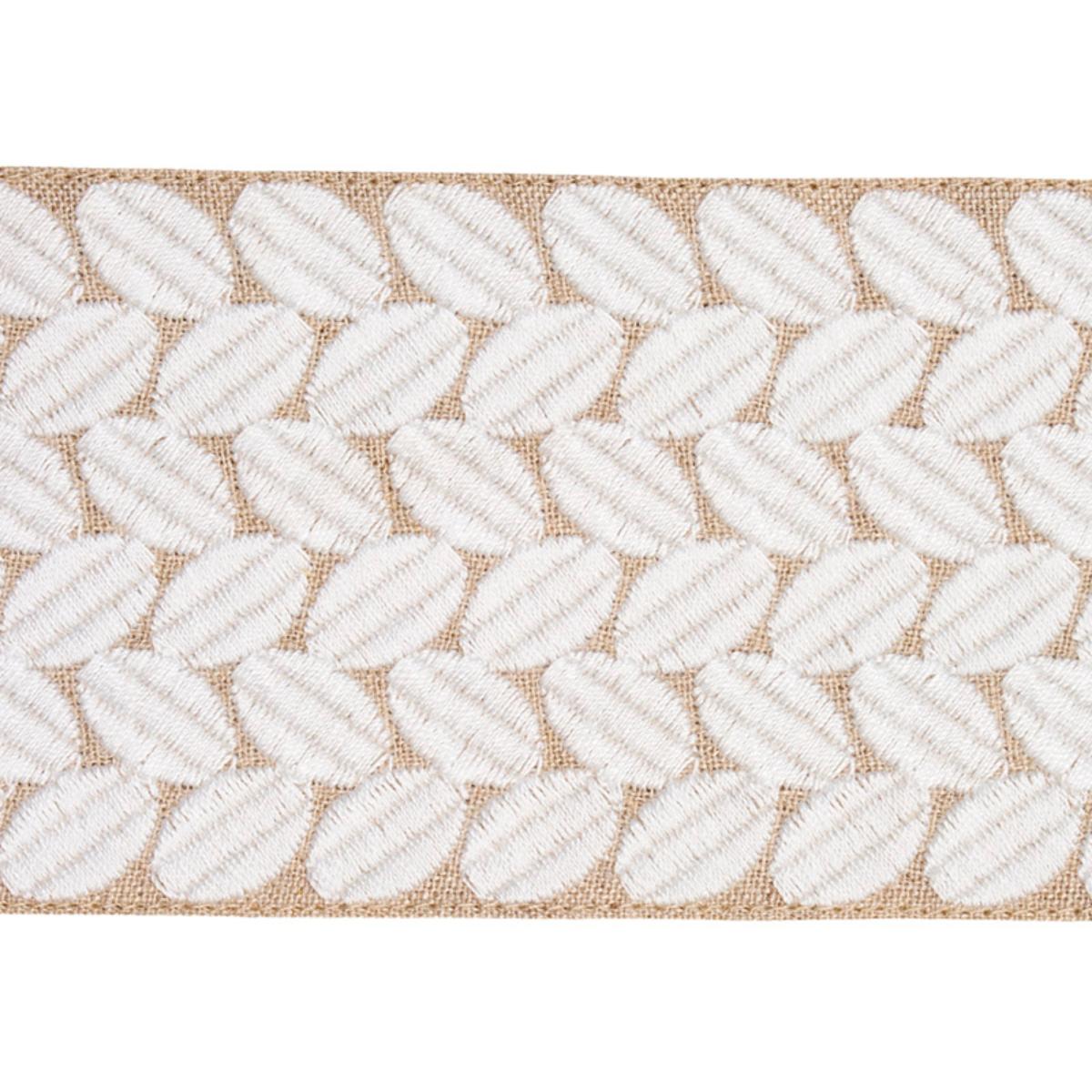 BERKELEY TAPE WIDE IVORY ON NATURAL