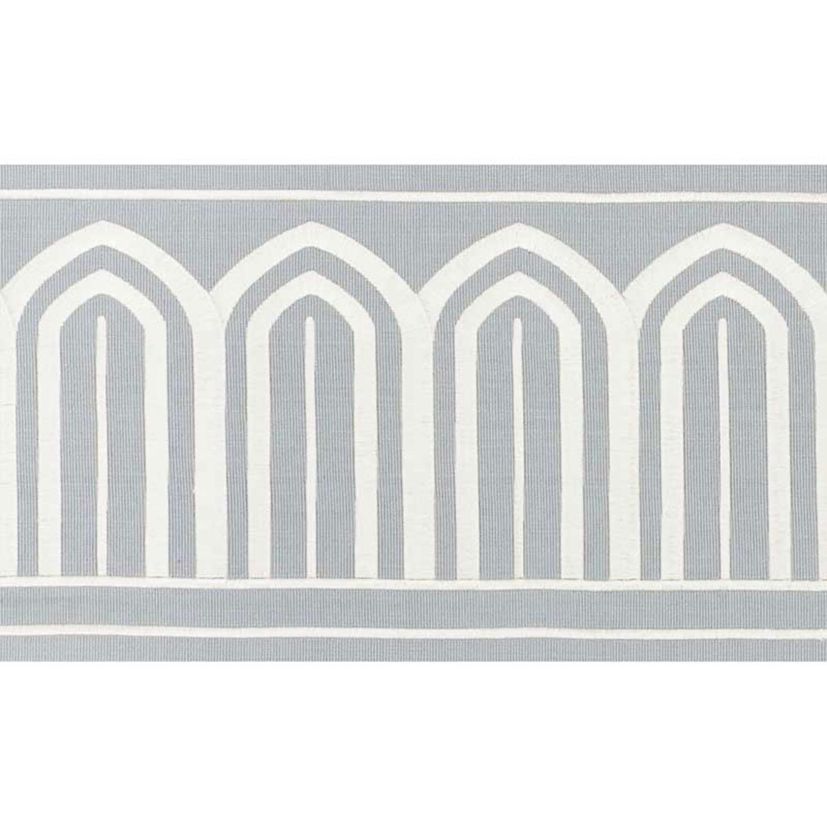 ARCHES EMBROIDERED TAPE WIDE SKY