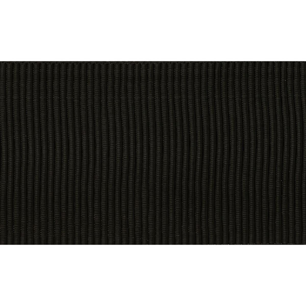 WIDE FAILLE TAPE BLACK